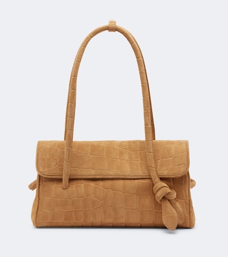Turismo Long Medium suede shoulder bag | Jacquemus