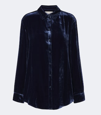 London velvet shirt | Asceno