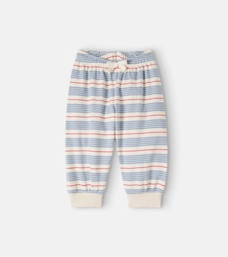 Baby Spotty striped cotton-blend sweatpants | Konges Sløjd