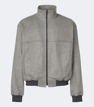 Jacke aus Seiden-Fleece | Auralee