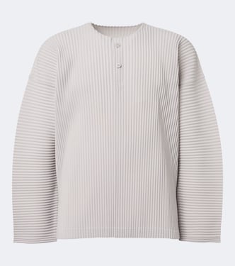 Monthly Colors: September pleated Henley shirt | Homme Plissé Issey Miyake