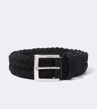 Braided suede belt | Kiton