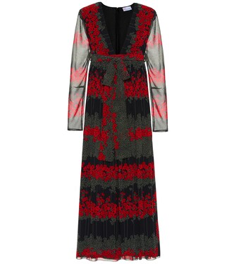 Robe midi à fleurs | REDValentino