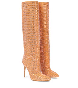 Stivali in suede con cristalli | Paris Texas