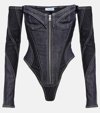 Body aus Denim | Mugler