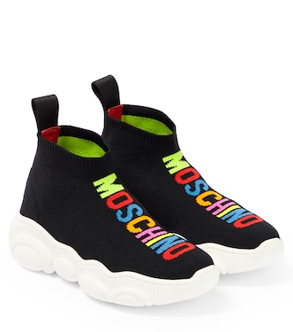 Logo sock sneakers | Moschino Kids