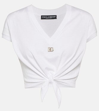 T-shirt DG en coton | Dolce&Gabbana
