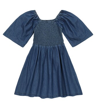 Cherisa smocked chambray dress | Molo