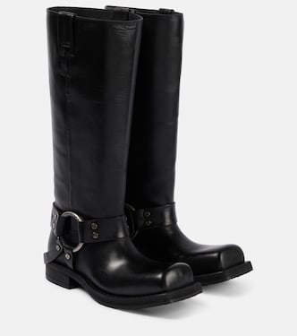 Leather biker boots | Acne Studios