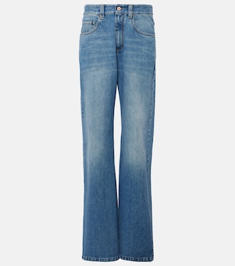 Mid-rise wide-leg jeans | Brunello Cucinelli