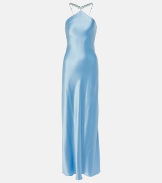 Cadence beaded satin gown | Staud