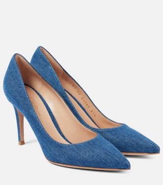 Escarpins Gianvito 85 en jean | Gianvito Rossi