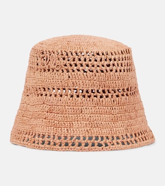 Sunset raffia bucket hat | Chloé