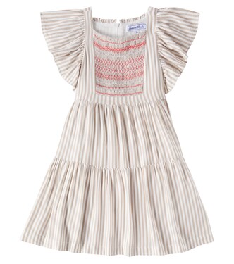 Smocked striped dress | Tartine et Chocolat