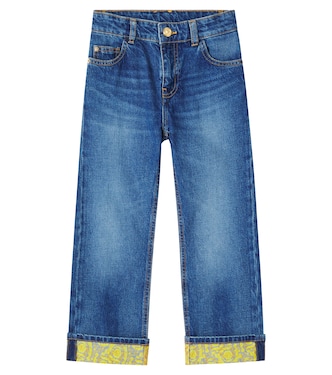Barocco straight jeans | Versace Kids