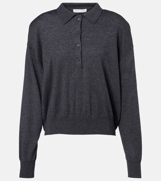 Croydon wool-blend polo sweater | The Frankie Shop