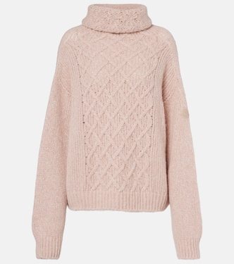 Jersey de cuello alto en mezcla de alpaca | Moncler