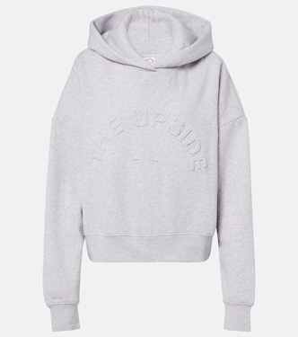 Byron logo cotton jersey hoodie | The Upside