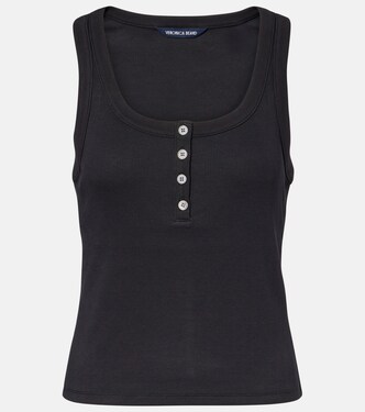 Abbott cotton-blend tank top | Veronica Beard