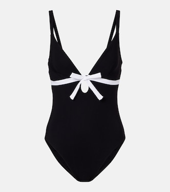 Lenora bow-detail swimsuit | Karla Colletto