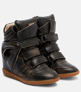 Bekett leather high-top sneakers | Isabel Marant