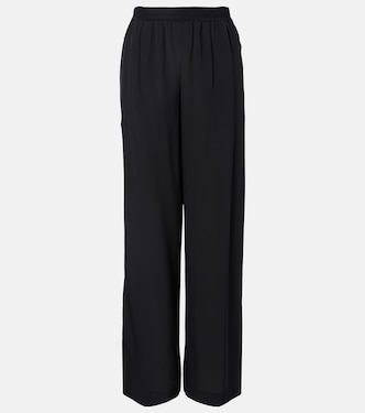 Hulin silk crêpe de soie wide-leg pants | Joseph