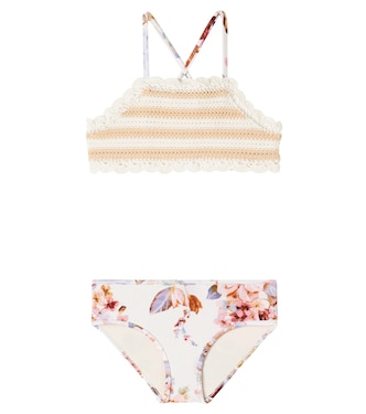 Awaken crochet floral bikini | Zimmermann Kids