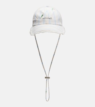 Artichaut striped cotton canvas baseball cap | Jacquemus