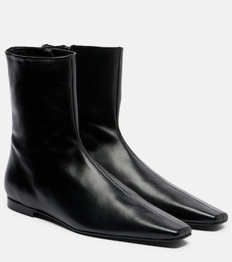 Leather ankle boots | Toteme