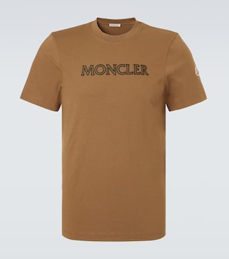 T-shirt in jersey di cotone con logo | Moncler