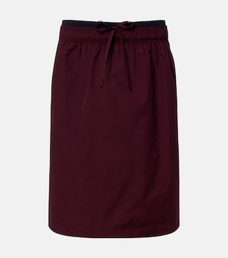 Poplin midi skirt | Prada