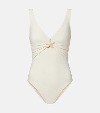 Starfish embellished swimsuit | Karla Colletto