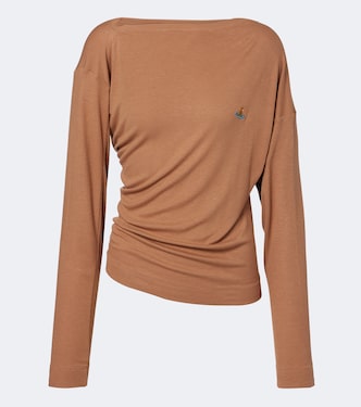 Draped ribbed-knit top | Vivienne Westwood
