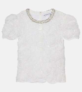 Tulle lace top | Self-Portrait