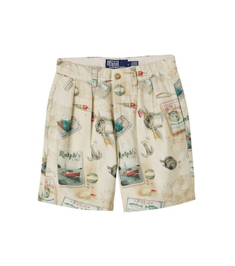 Printed denim shorts | Polo Ralph Lauren Kids