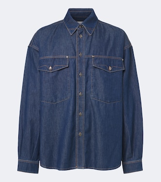 Medusa denim overshirt | Versace