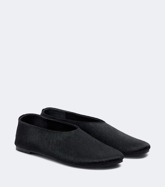 Ballerines Jesse en cuir façon poulain | A.Emery
