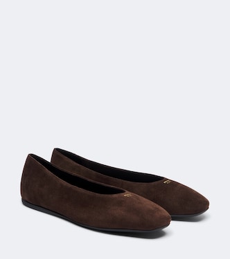 Suede ballet flats | Prada