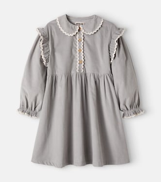 Alissa ruffled cotton dress | Wheat