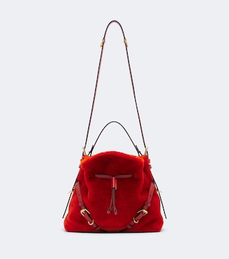 Voyou Bucket Small shearling bucket bag | Givenchy
