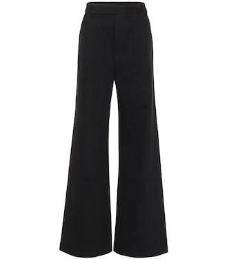 The Ultra Wide Leg cotton pants | Goldsign