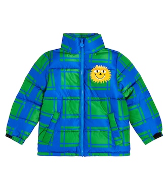 Checked puffer jacket | Stella McCartney Kids