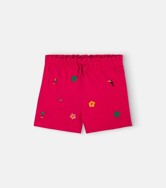 Embroidered cotton shorts | Polo Ralph Lauren Kids