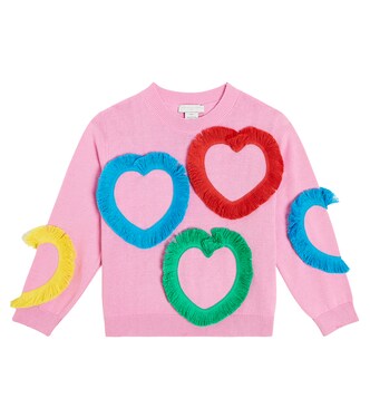 Appliqué cotton sweater | Stella McCartney Kids