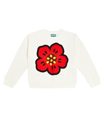 Printed cotton jersey sweatshirt | Kenzo Kids
