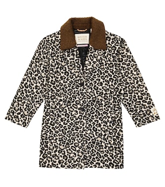 Leopard-print coat | Scotch & Soda Kids