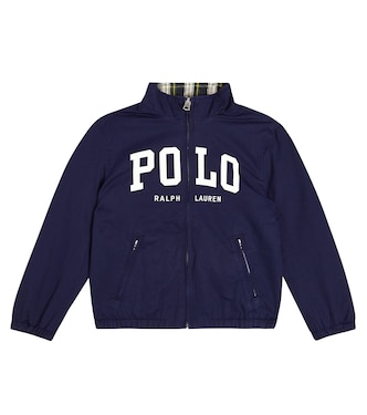 Reversible cotton twill jacket | Polo Ralph Lauren Kids