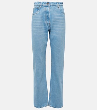 High-rise straight jeans | Prada