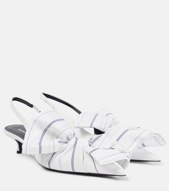 Knife 40 leather slingback pumps | Balenciaga