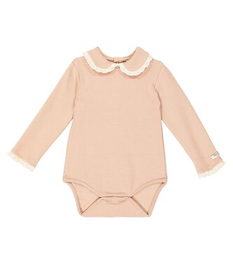 Baby Diete lace-trimmed cotton bodysuit | Donsje